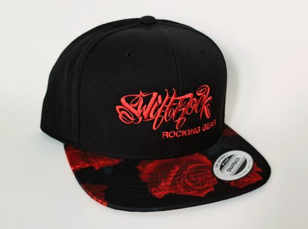 Swift Rock Red-Roses Snapback Logo Cap